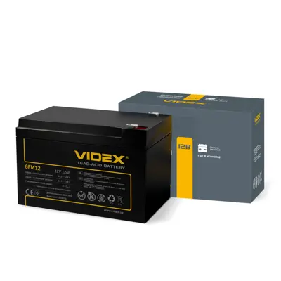Акумулятор AGM Videx 6FM12 12V 12Ah 150х98х95