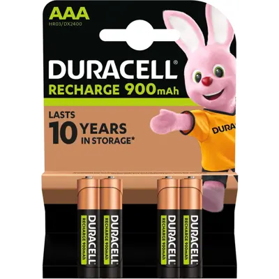 Акумулятор DURACELL HR03/ААА Ni-Mh 900mAh 4bl
