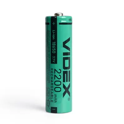 Акумулятор Літієвий Li-ion Videx 18650 2200mAh (без захисту)
