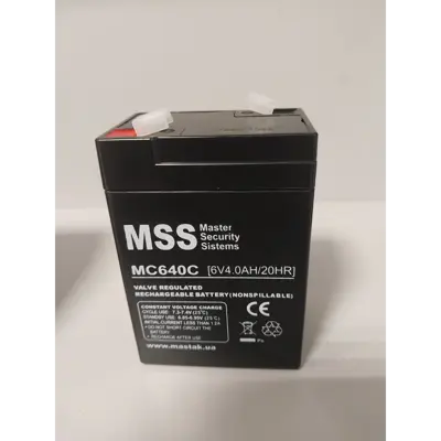 Акумулятор AGM MSS MS640C 6V 4A 70*47*101/5 