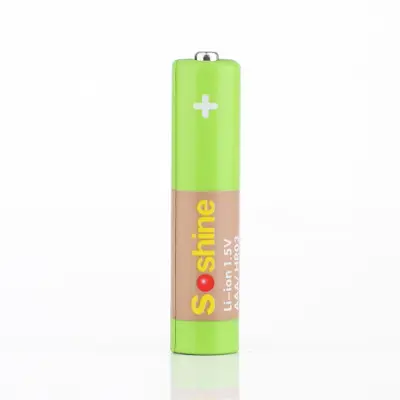 акумулятор Soshine R03 AAA-1.5-600 1,5В 600mWh 250mAh Li-Ion (зарядне 4,25В)