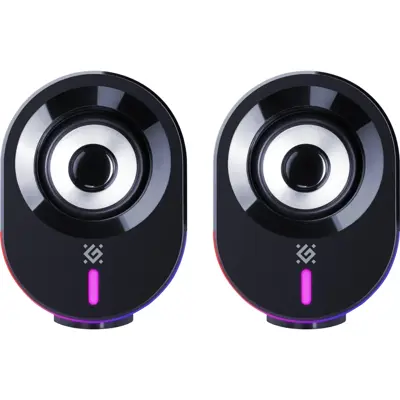 Акустика DEFENDER 2.0 Solar 8 10Вт Bluetooth підсвітка USB чорні