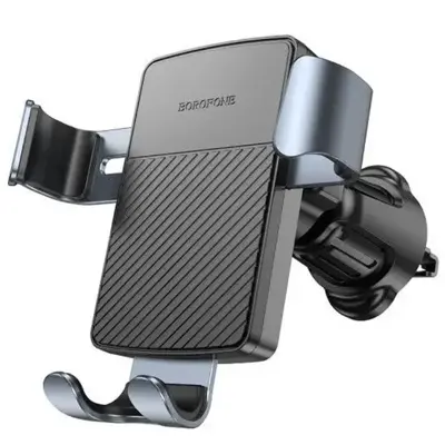 Автотримач BOROFONE BH118 гравітаційний в повітропровід чорний