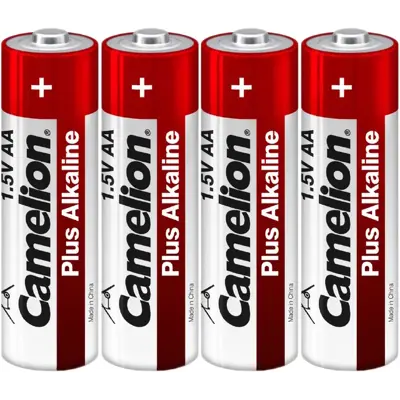 Батарейка CAMELION AA LR6 Plus Alkaline  4Shrink