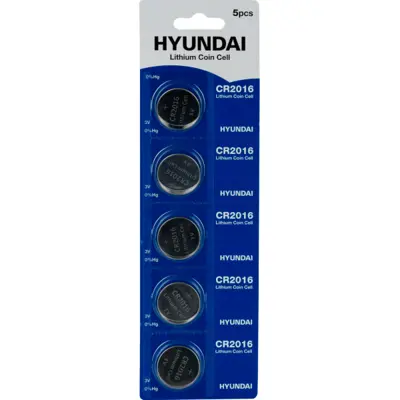 батарейка літієва HYUNDAI CR2016 5шт