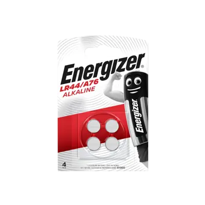 батарейка лужна Energizer Alkaline LR44 PBL-4BL