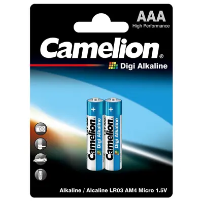 Батарейка CAMELION LR03 Digi Alkaline 2BL
