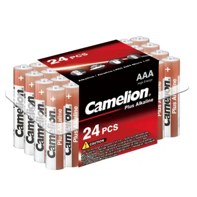 Батарейка CAMELION LR03 Plus Alkaline 24Pack