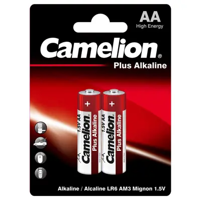 Батарейка CAMELION LR06 Plus Alkaline 2BL