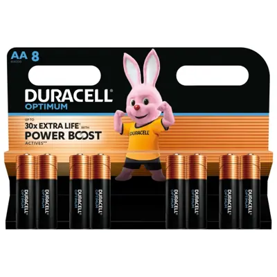 Батарейка DURACELL LR06 AA MN1500 Optimum 8BL