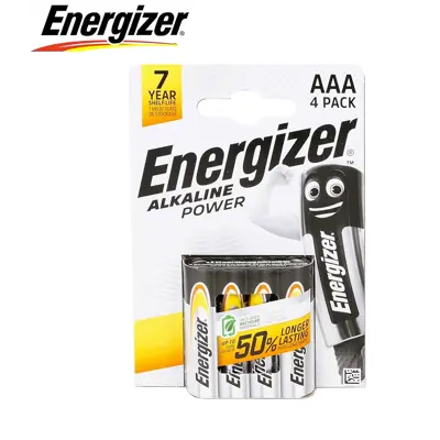 Батарейка ENERGIZER LR03 AAA Alkaline Power 4BL