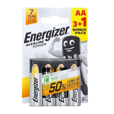 Батарейка ENERGIZER LR06 Alkaline Power 4BL