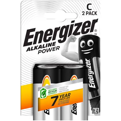 Батарейка ENERGIZER LR14 C alkaline power 2BL