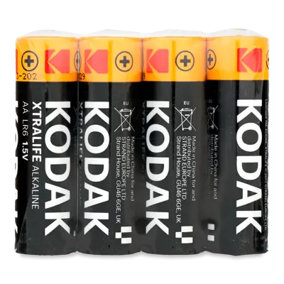 Батарейка KODAK XtraLife alkaline LR06 АА 4шт shrink