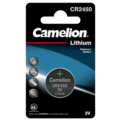 Батарейка літієва CAMELION CR 2450 / 1 BL