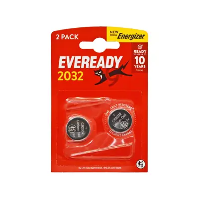 Батарейка літієва ENERGIZER Eveready CR2032 2BL