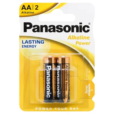 Батарейка PANASONIC LR06 AA Alkaline Power 2BL