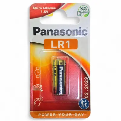 Батарейка PANASONIC LR1 блістер