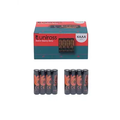 Батарейка Uniross R03 Extra Heavy Duty 4shrink