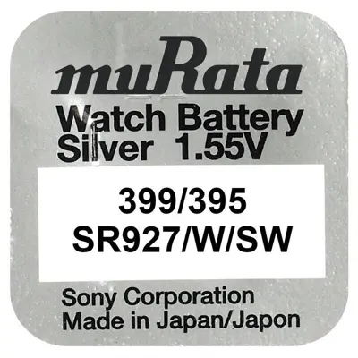 Батарейка в годинник muRata SR927SW (395) 1x5