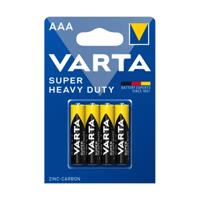 Батарейка VARTA 2003 R03 Superlife 4BL
