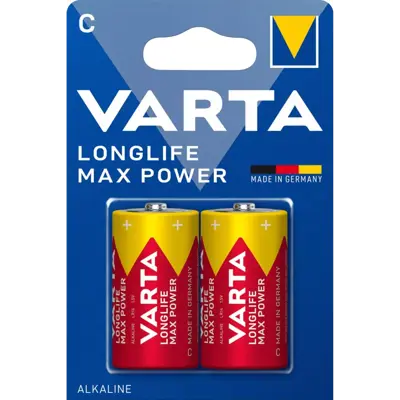 Батарейка VARTA LONGLIFE Max-Power LR14 4714 1x2 BL