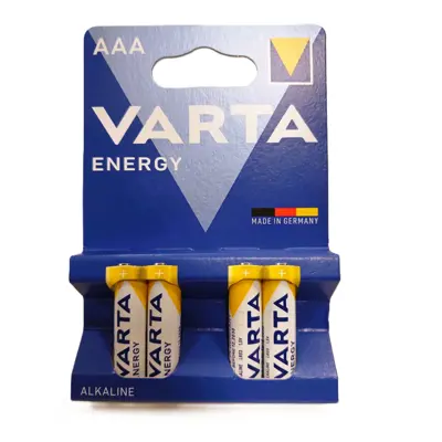 Батарейка VARTA LR03 04103 ENERGY 4BL