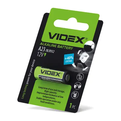 Батарейка Videx A 23 1BL
