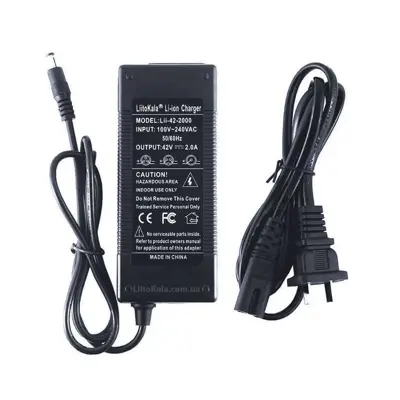 Блок живлення, Зарядне LiitoKala Lii-422000 Li-Ion 10s 42V 2A,. 100-240 VAC,  Роз'єм: 5,5x2,1