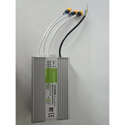 Блок живлення Venom VWS-200-12 200Вт IP66 out 12V 16A, 3 виводи XT60, для зарядних SkyRc, ToolKit