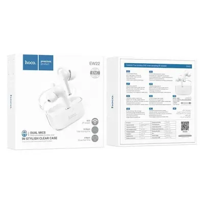 bluetooth Навушники TWS HOCO EW22 бездротовий ENC шумозаглушення Білий