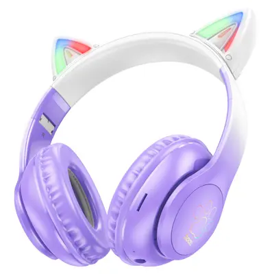 Bluetooth гарнітура Hoco W42 Bluetooth V5.3 вишневий