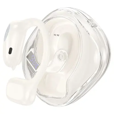 bluetooth навушники TWS HOCO EA3 Talent ear-hook BT5.3 White