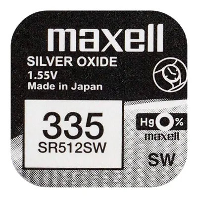 Батарейка в годинник MAXELL SR512SW 335 NEW EUROPE 1BL 
