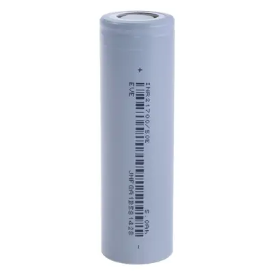 Акумулятор літієвий EVE INR21700/50E 5000mAh 3.65V 15A