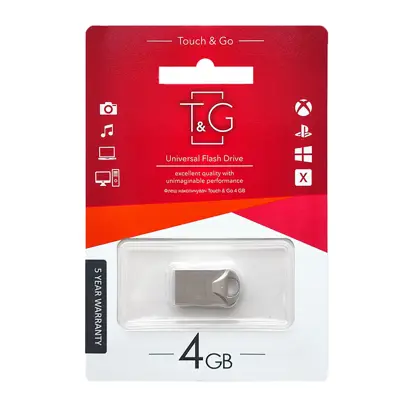 Флешка T&G 106 4GB металева