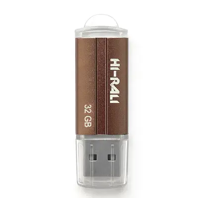 флешка Hi-Rali 32GB Corsair бронза
