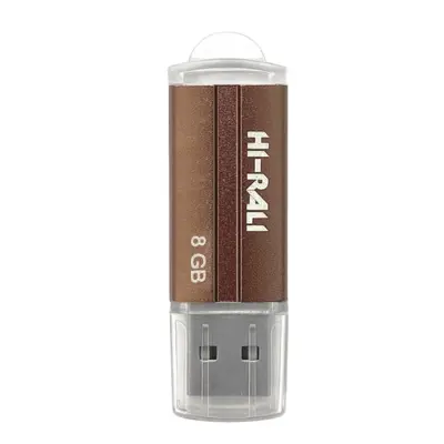 флешка Hi-Rali 8GB Corsair бронза