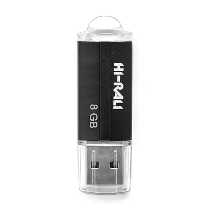 флешка Hi-Rali 8GB Rocket чорний