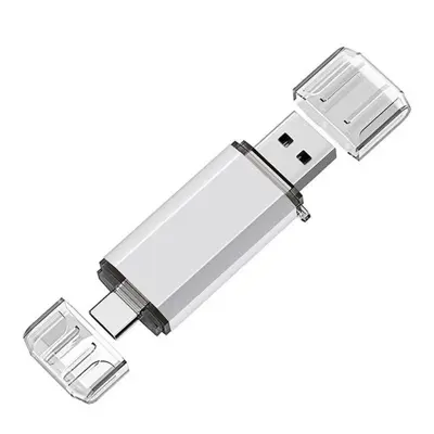 флешка T&G 009 16GB USB3.2, Type-C, Star срібло