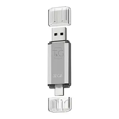 флешка T&G 009 Star 32GB USB3.0+Type-C срібло