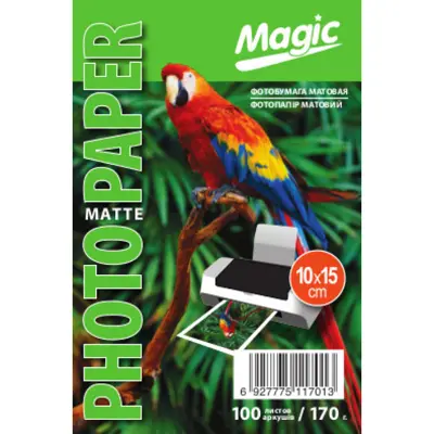 Фотопапір Magiс 10x15СМ Матовий 170г 100арк.
