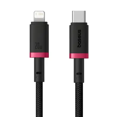 Кабель Baseus Type-C to Lightning Dura PD20W 1m Black-Red P10377800U01-01
