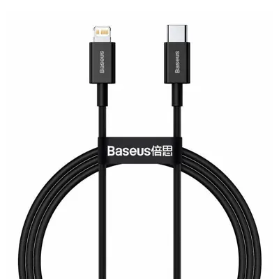 Кабель Baseus Type-C to Lightning PD20W Superior Series CATLYS-A01 1m Black