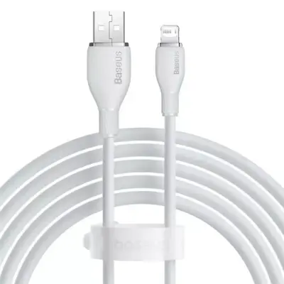 Кабель Baseus USB to Lightning Pudding Series 2.4A 1,2m White P10355700221-00
