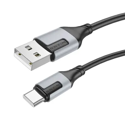 Кабель BOROFONE BX101 USB to Type-C data 3A 1m чорний