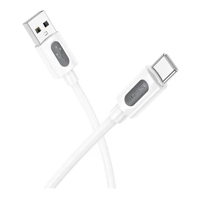 Кабель BOROFONE BX114 USB to Type-C Structure silicone 3A 1m білий