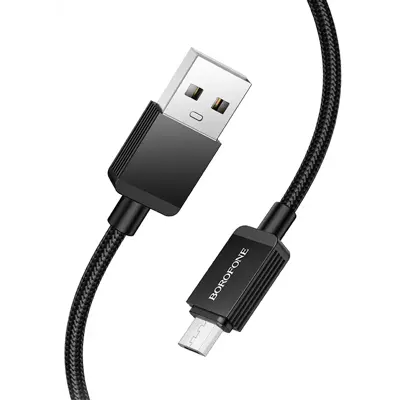 Кабель BOROFONE BX120 USB to Micro 2.4A 1m black