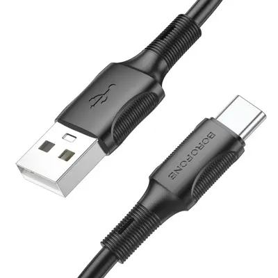 Кабель BOROFONE BX80 USB to Type-C 3A 1m чорний