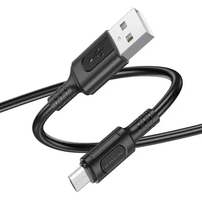 Кабель BOROFONE USB to Micro BX111 2.4A 1m чорний